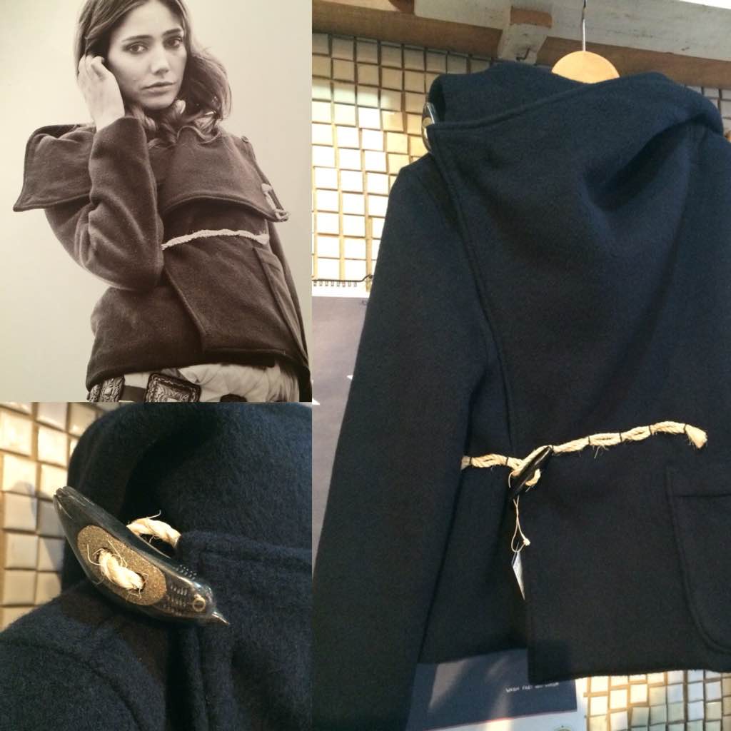 シャギーメルトン鶯Duffle short coat :KAPITAL