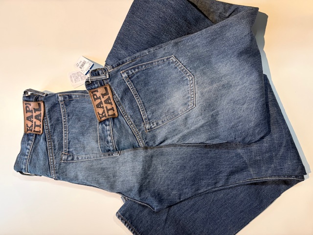 kapital: 13.5oz zimbabwe denim 5P monkey TH